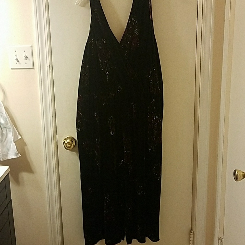 Floral Velvet jumpsuit